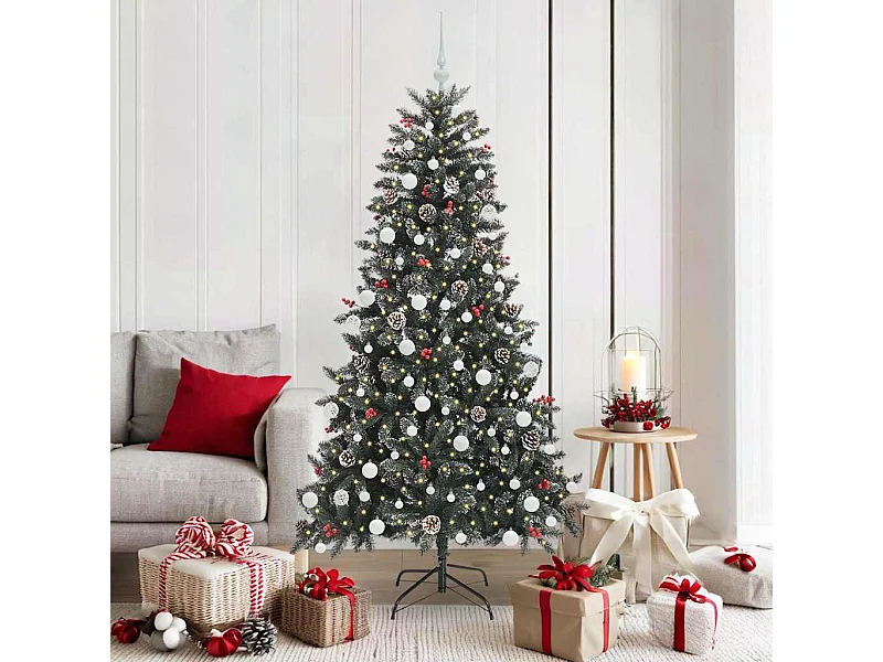 Albero di Natale artificiale con 300 LED Verde 99 x 99 x 180 cm