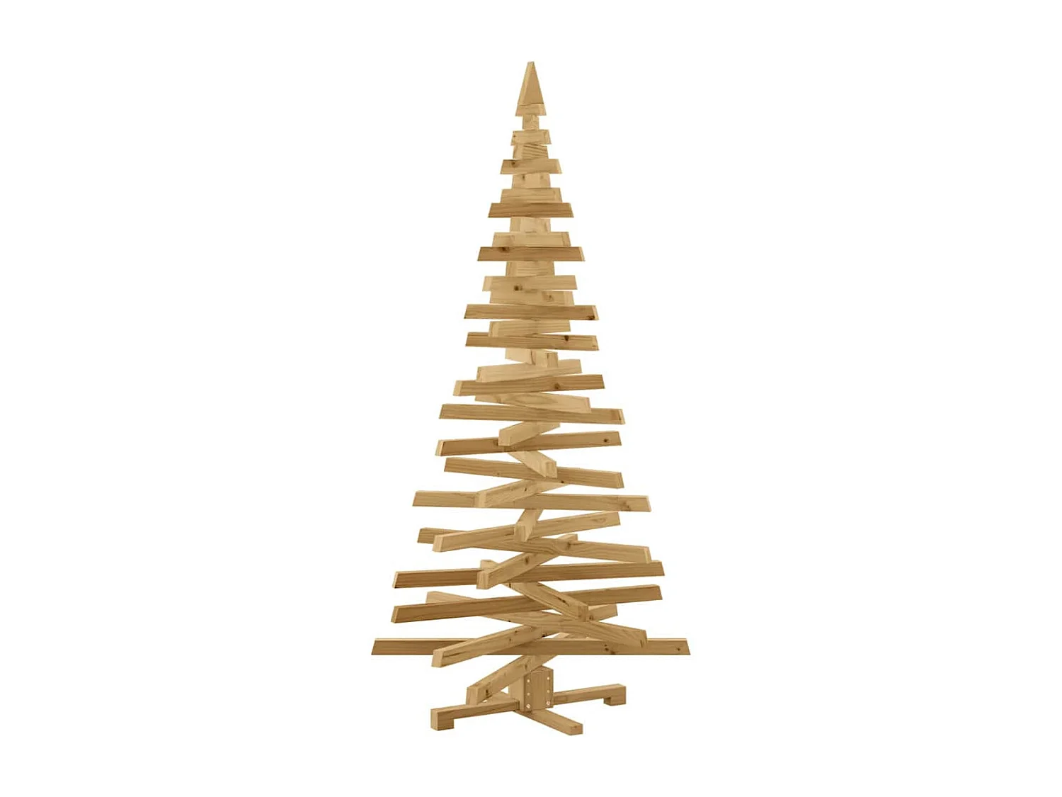Weihnachtsbäume mit Ständer Braun 180 cm Massivholz Kiefer