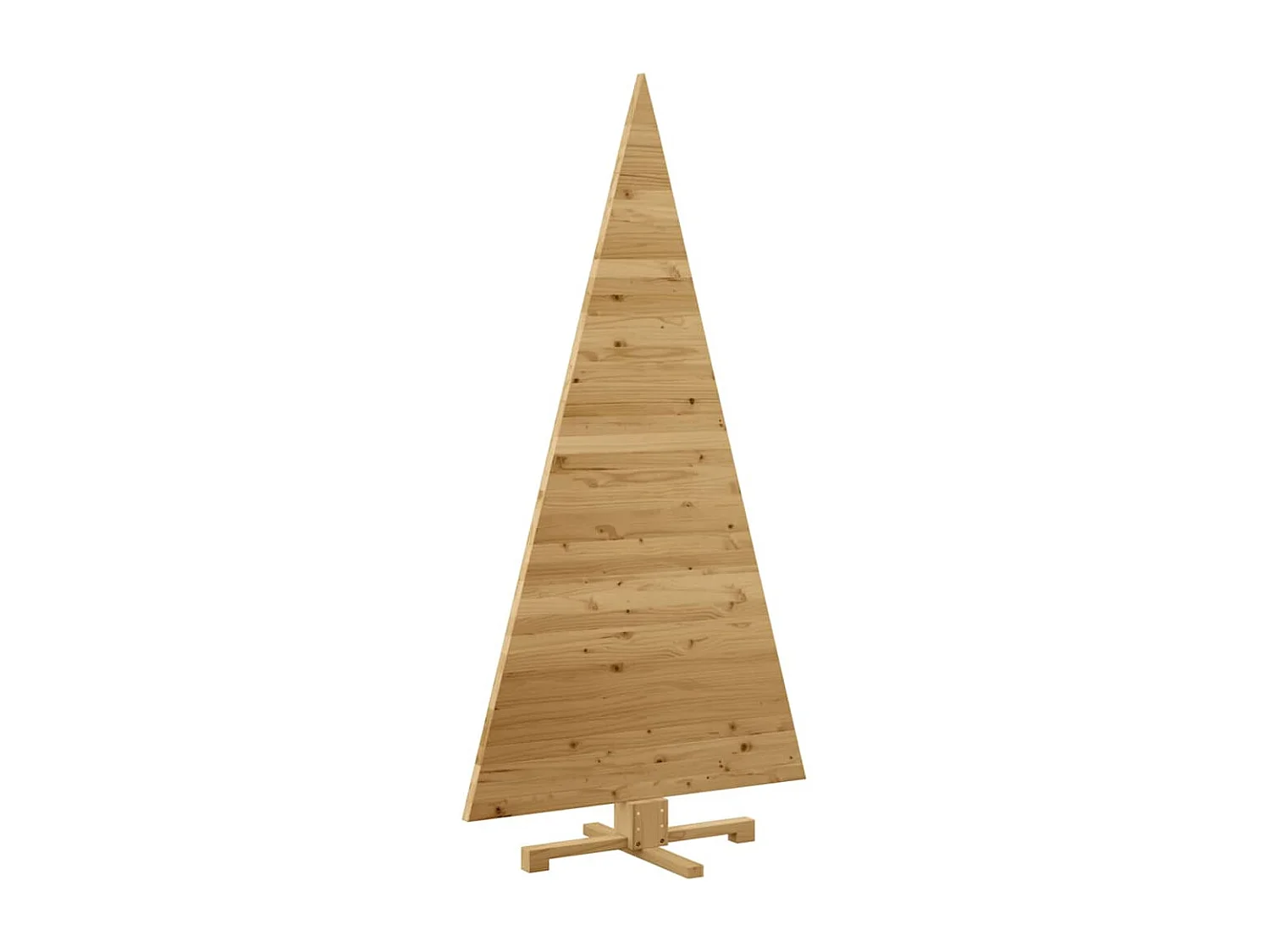 Weihnachtsbäume mit Ständer Braun 180 cm Massivholz Kiefer