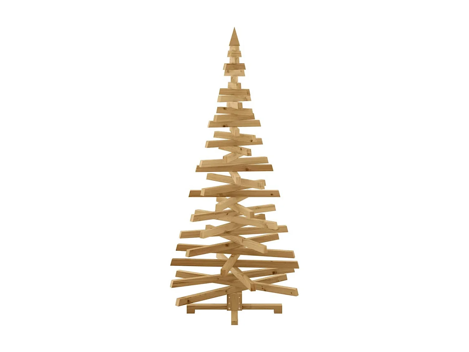 Weihnachtsbäume mit Ständer Braun 180 cm Massivholz Kiefer