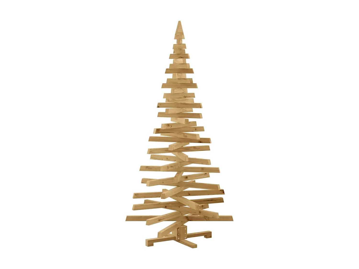 Weihnachtsbäume mit Ständer Braun 180 cm Massivholz Kiefer