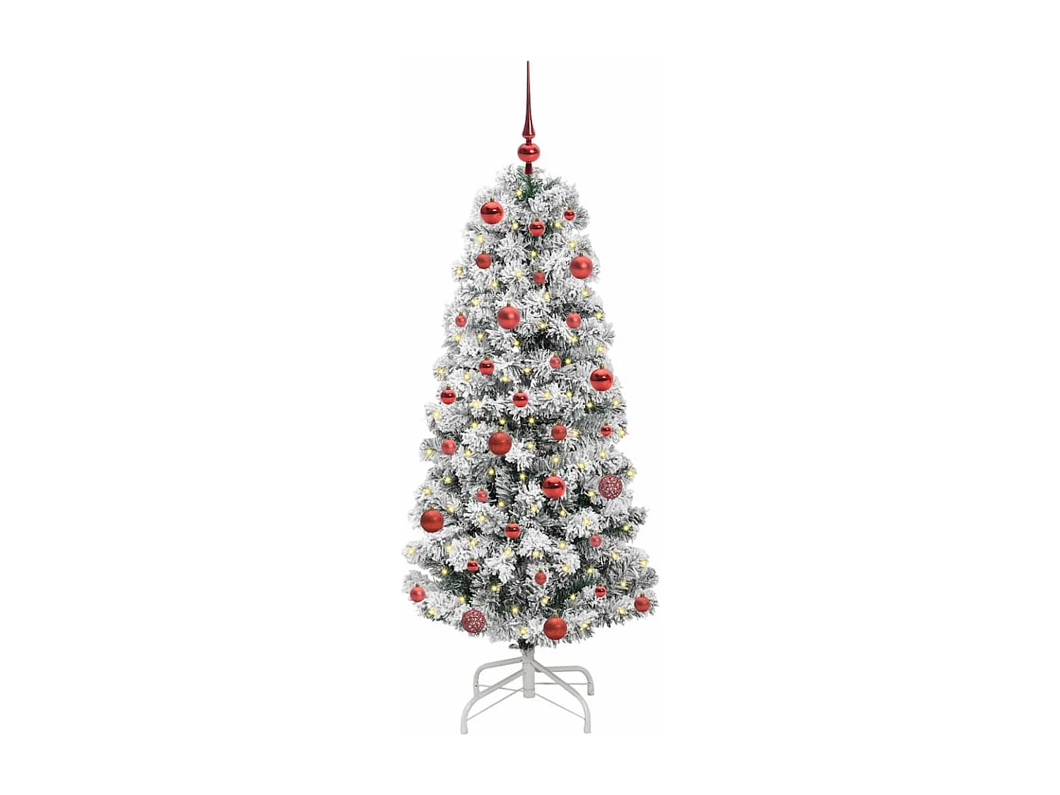 Albero di Natale artificiale con rami incernierati 150 cm