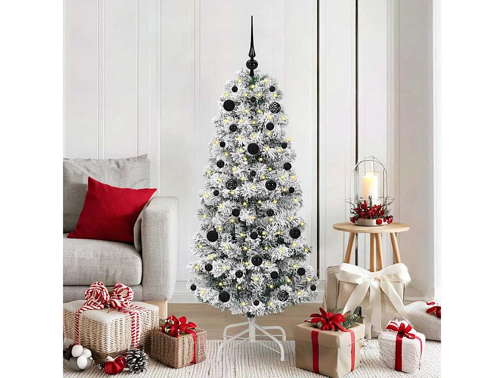 Albero di Natale artificiale con rami incernierati 150 cm