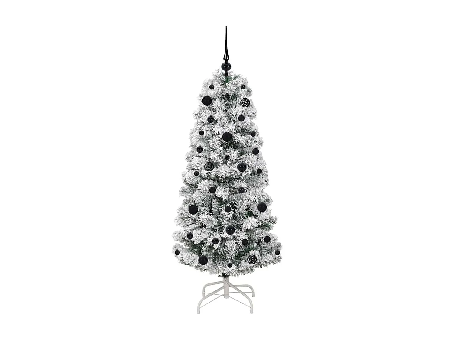 Albero di Natale artificiale con rami incernierati 150 cm