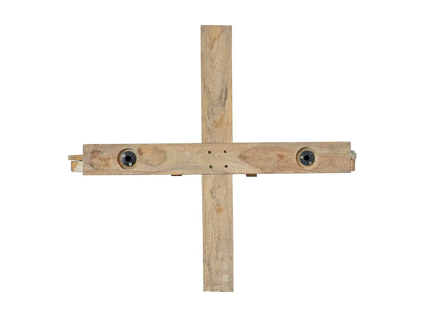 Weihnachtsbaum mit Ständer Braun 180 cm Massivholz Teak