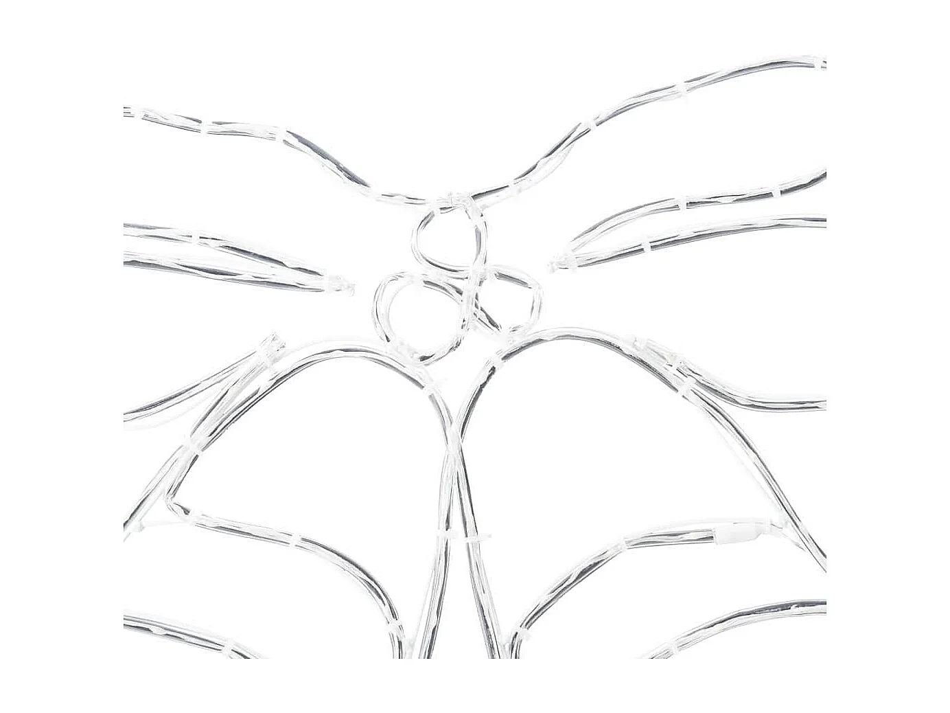 Campana di Natale con 144 LED Multicolore 56 x 46 cm PVC