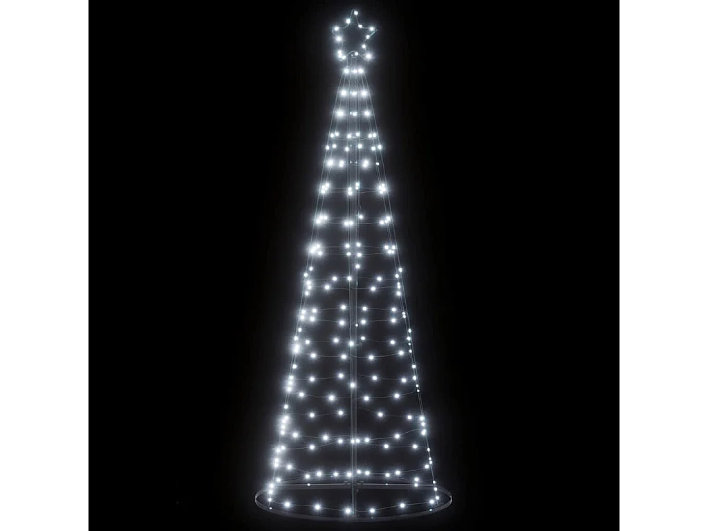 Sapin de Noël à LED 200 LED blanc froid 182 cm