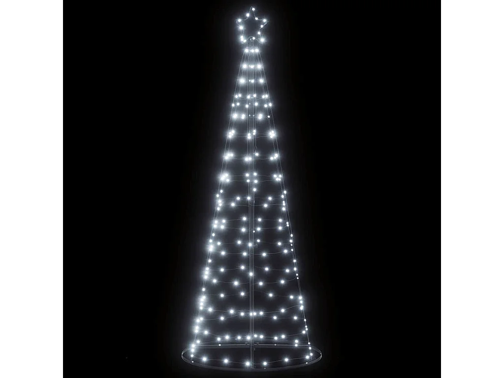Sapin de Noël à LED 200 LED blanc froid 182 cm