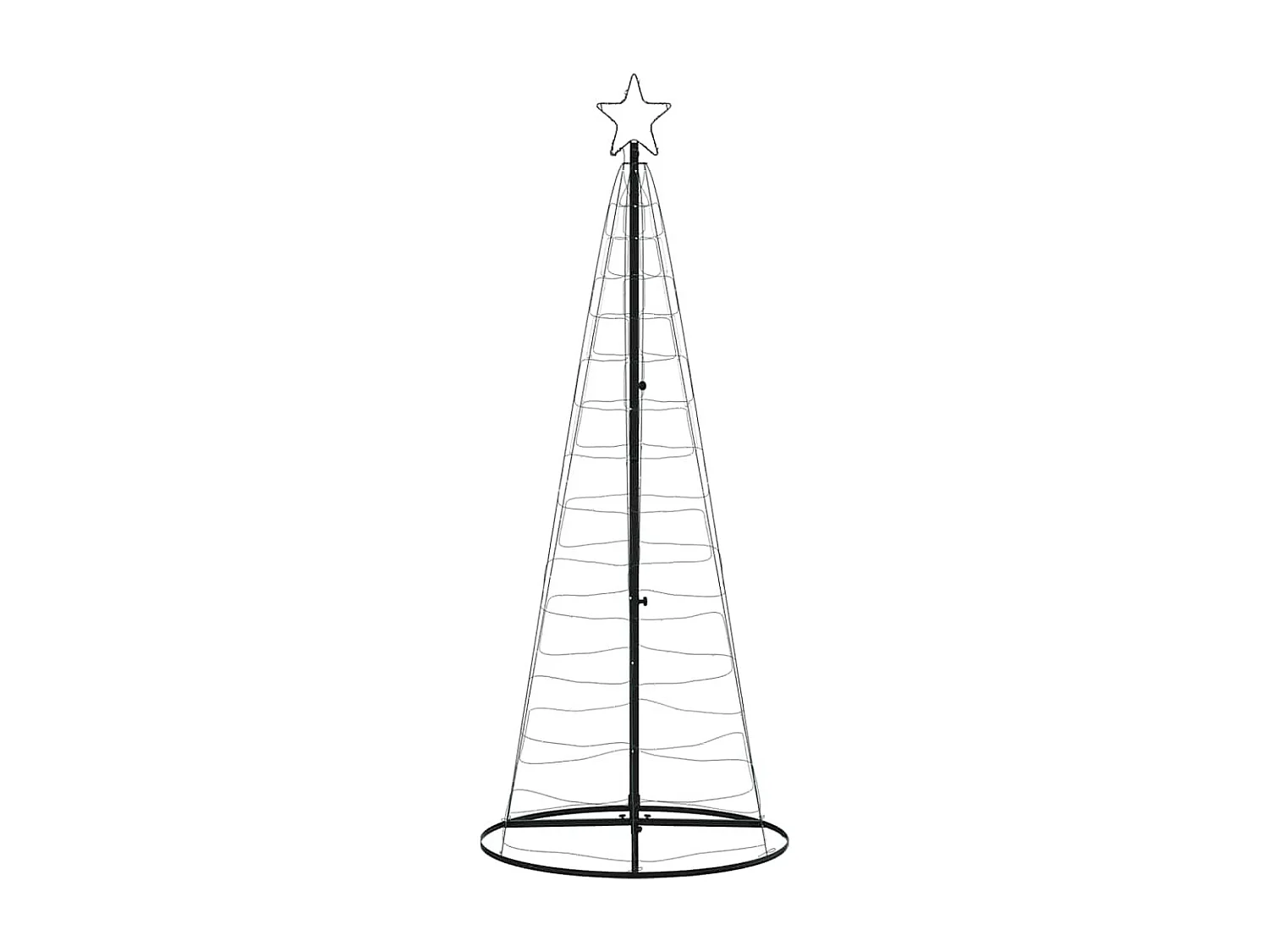 Sapin de Noël à LED 200 LED blanc froid 182 cm