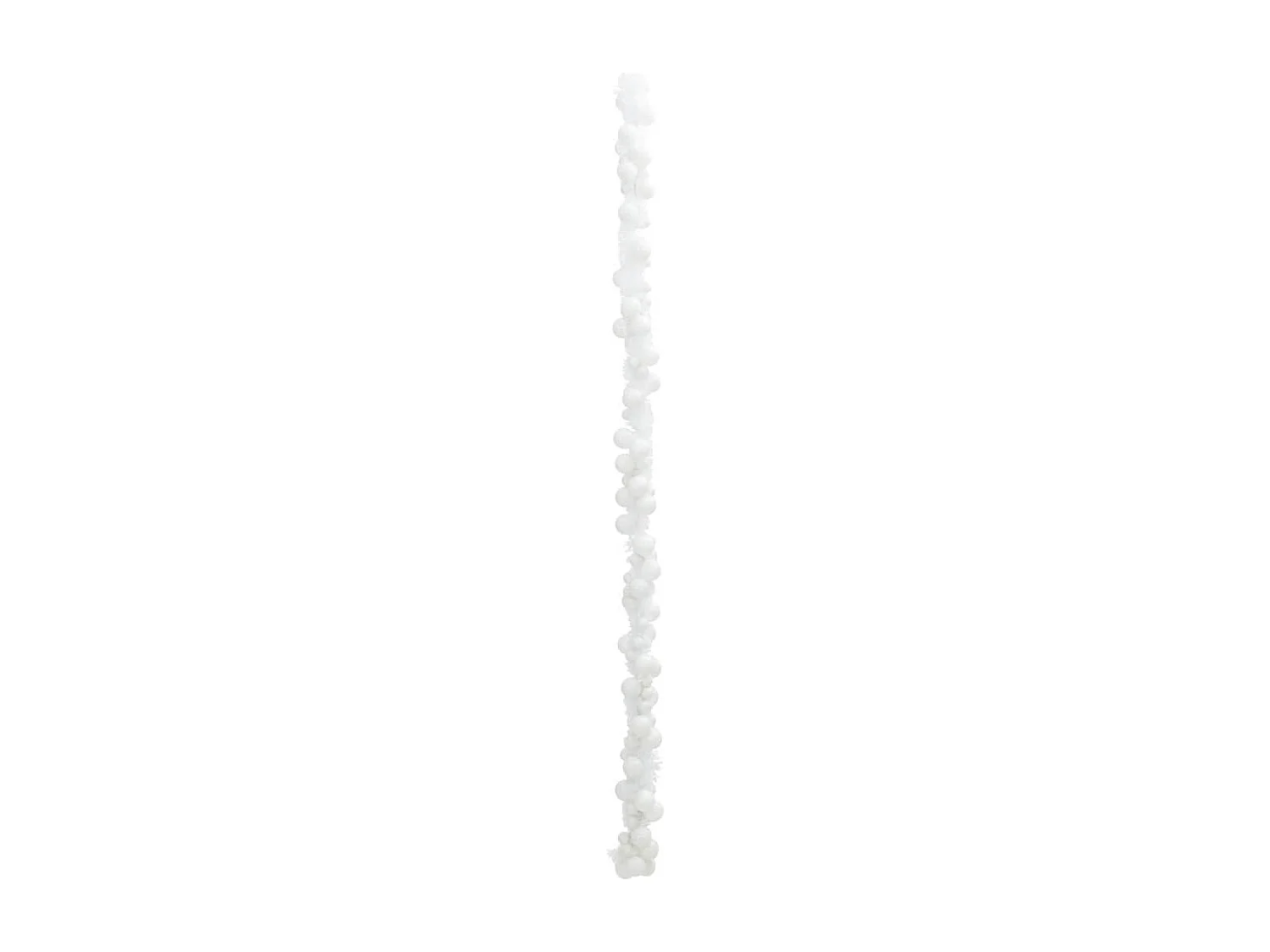 Guirlande de Boules de Noël Blanc 186 cm Polystyrène