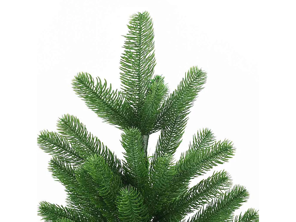 Arbre de Noël artificiel pré-éclairé et boules 150 cm Vert