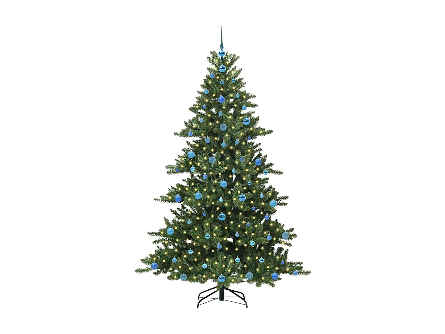 Sapin de Noël Artificiel à Branches Articulées 210 cm PVC