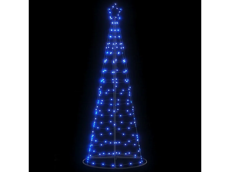 Sapin de Noël à LED 200 LED bleu 182 cm