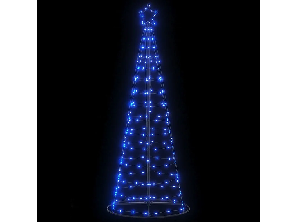 Sapin de Noël à LED 200 LED bleu 182 cm