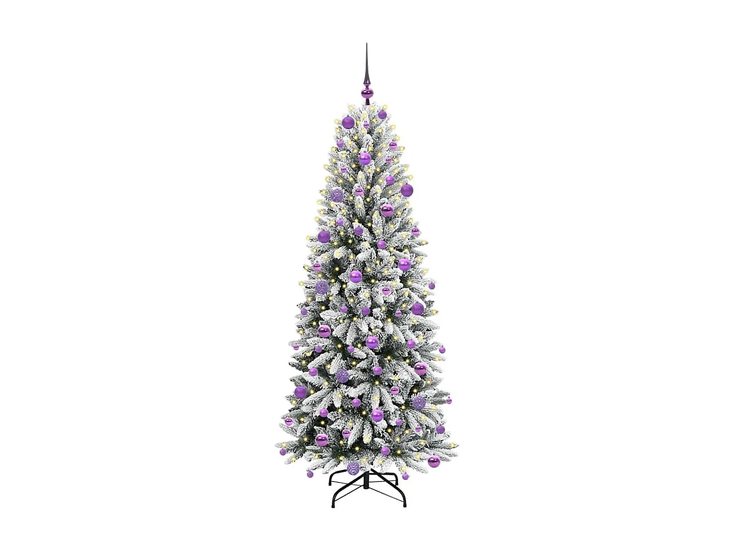 Sapin de Noël artificiel avec 300 LED Blanc 73 x 73 x 180 cm