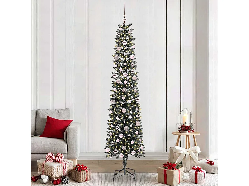 Kunstkerstboom met 300 LED's Groen 58 x 58 x 240 cm