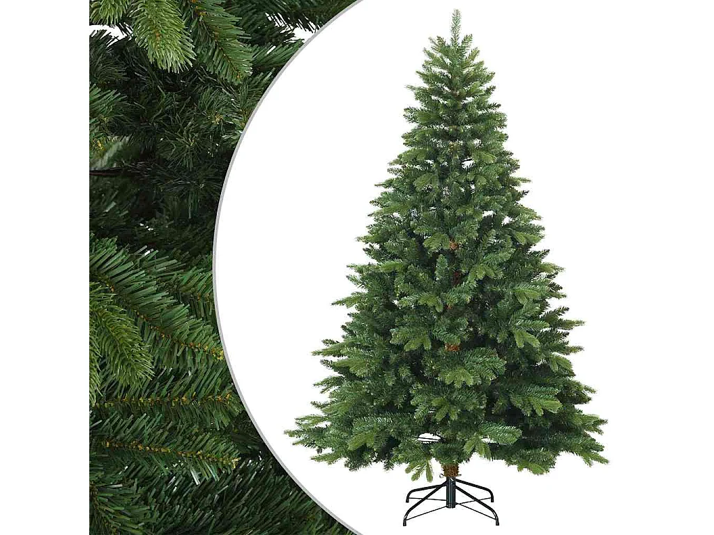 Sapin de Noël Artificiel à Branches Articulées Vert 210 cm