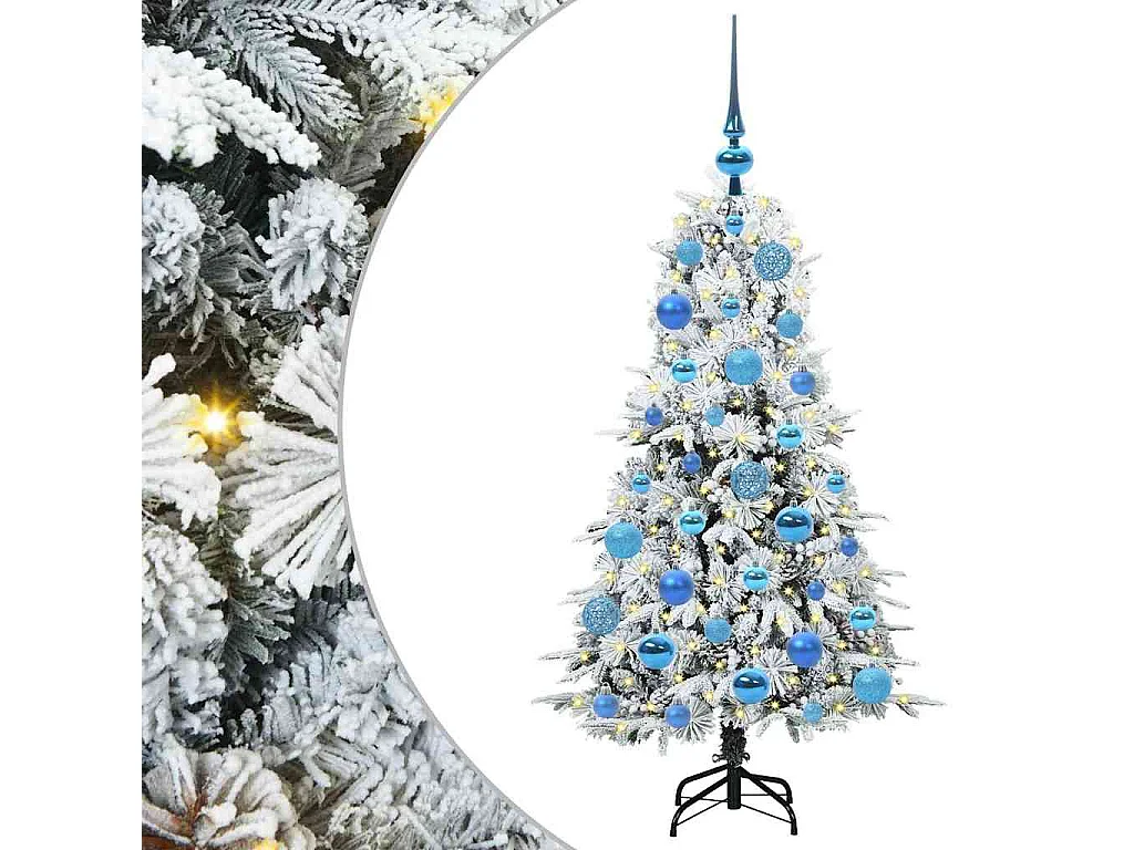 Sapin de Noël Artificiel à Branches Articulées Vert 120 cm