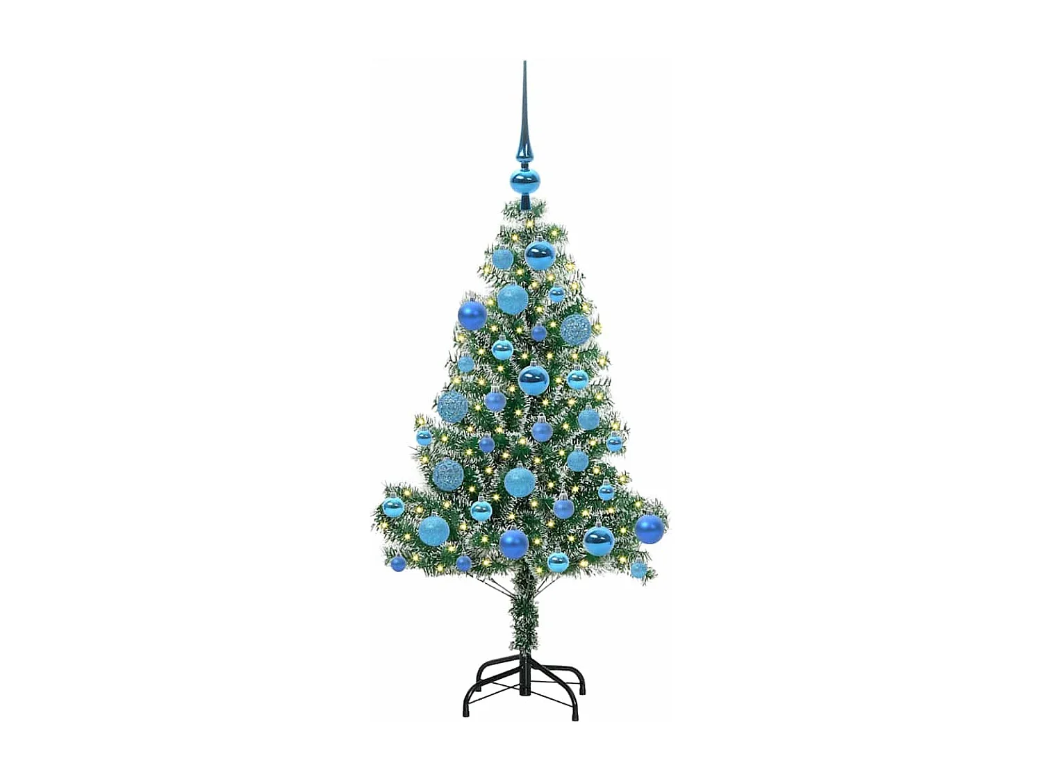 Arbre de Noël artificiel floconné de neige avec lumière LED