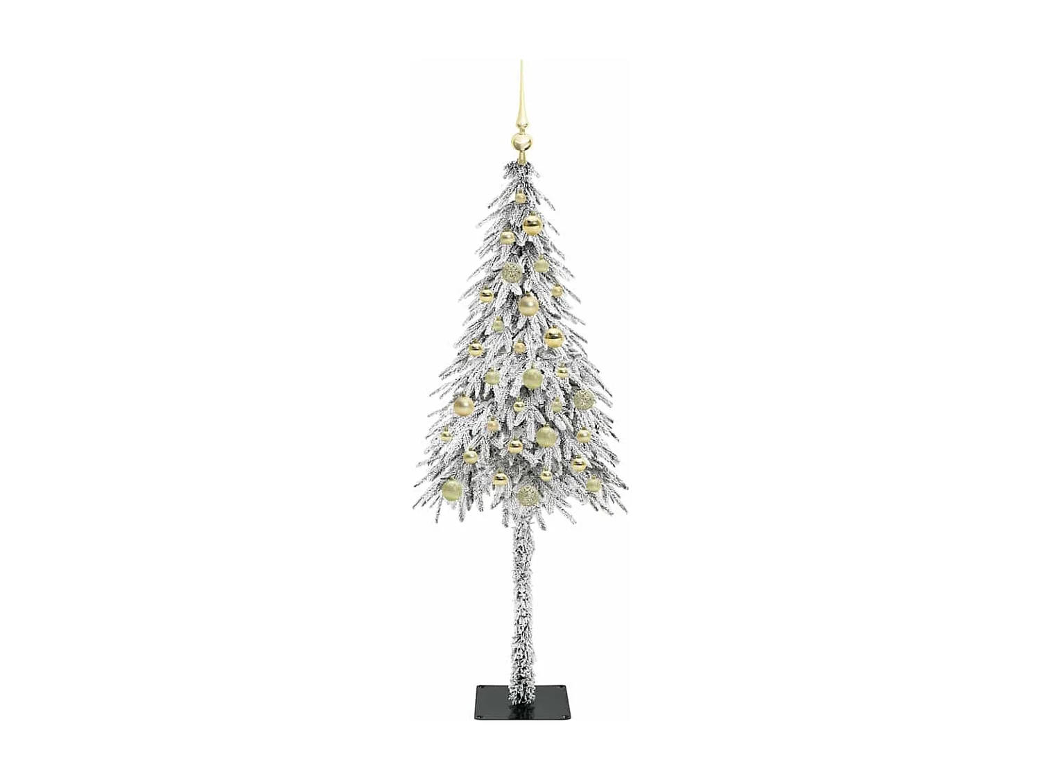 Sapin de Noël avec 150 LED Blanc 150 cm PE et Acier