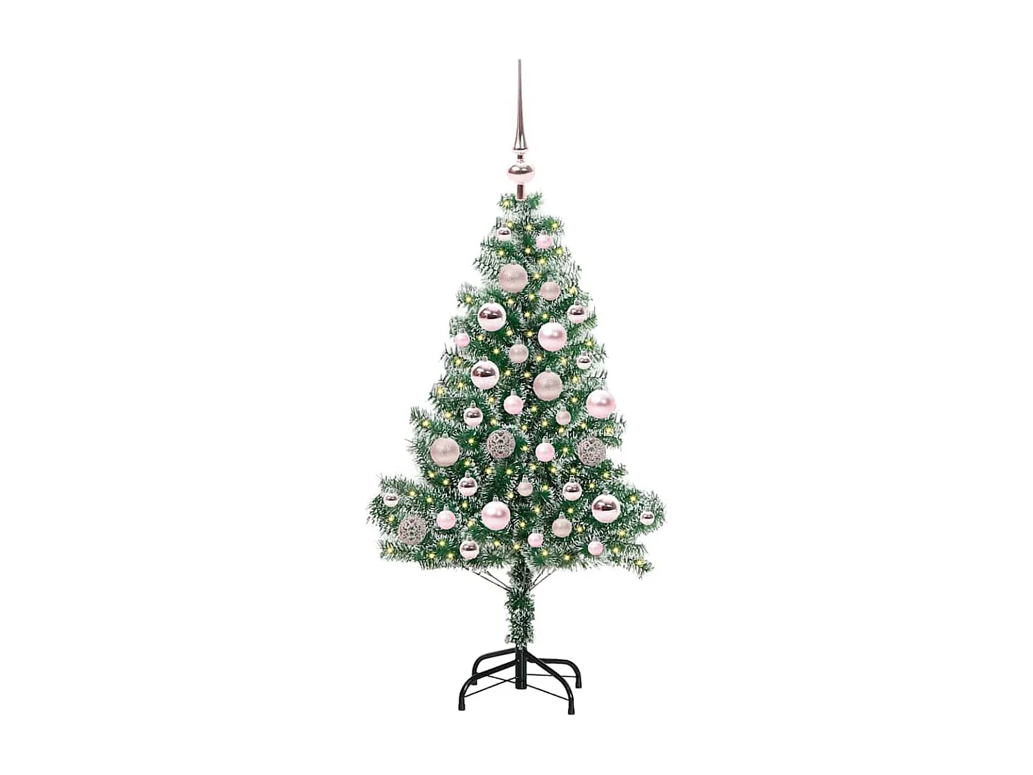Arbre de Noël artificiel floconné de neige avec lumière LED