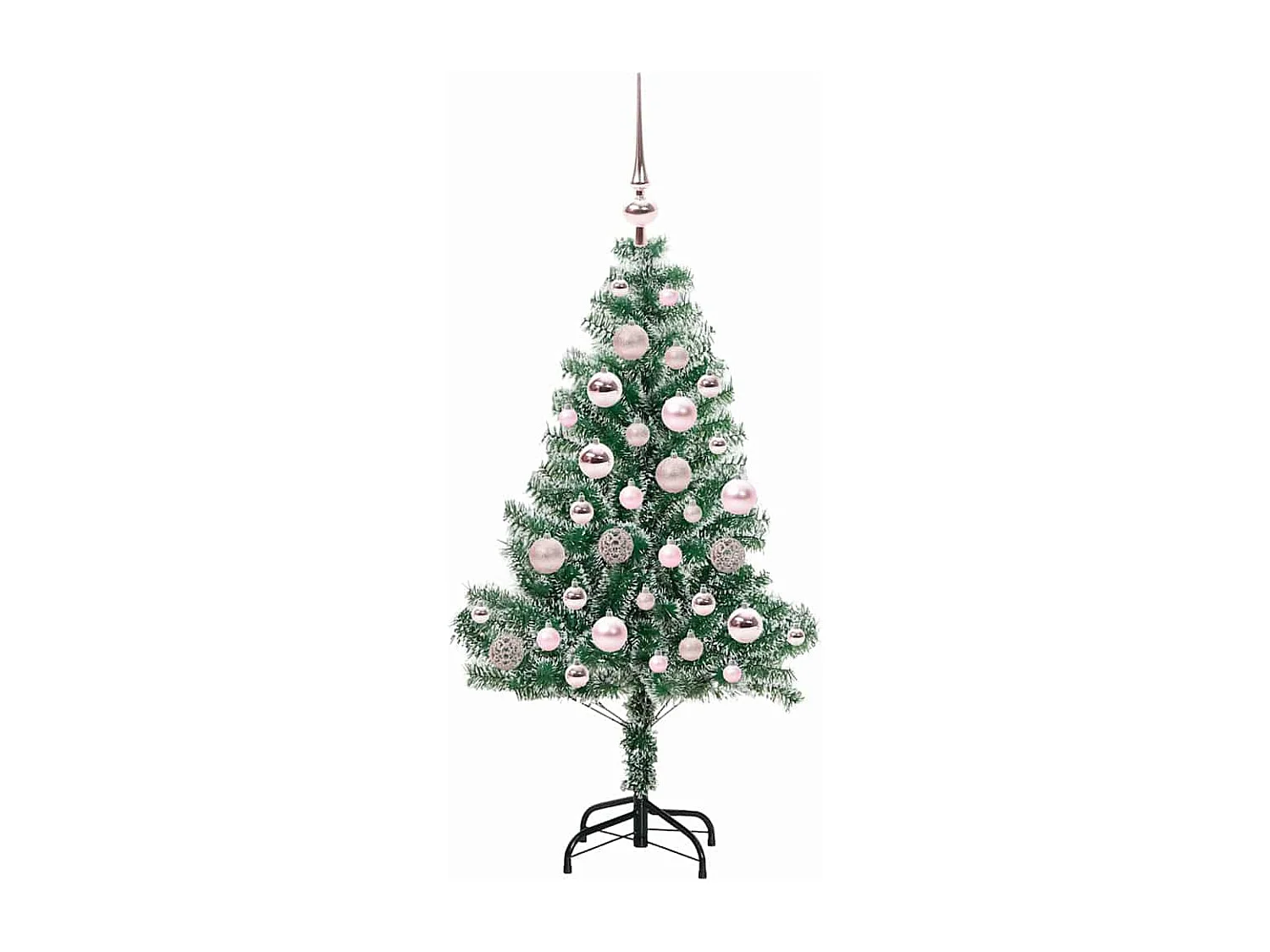 Arbre de Noël artificiel floconné de neige avec lumière LED