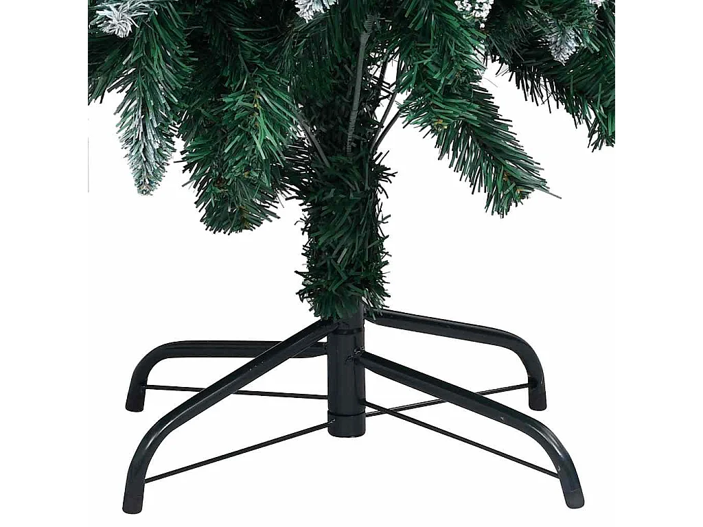 Arbre de Noël artificiel pré-éclairé/boules pommes de pin 150cm