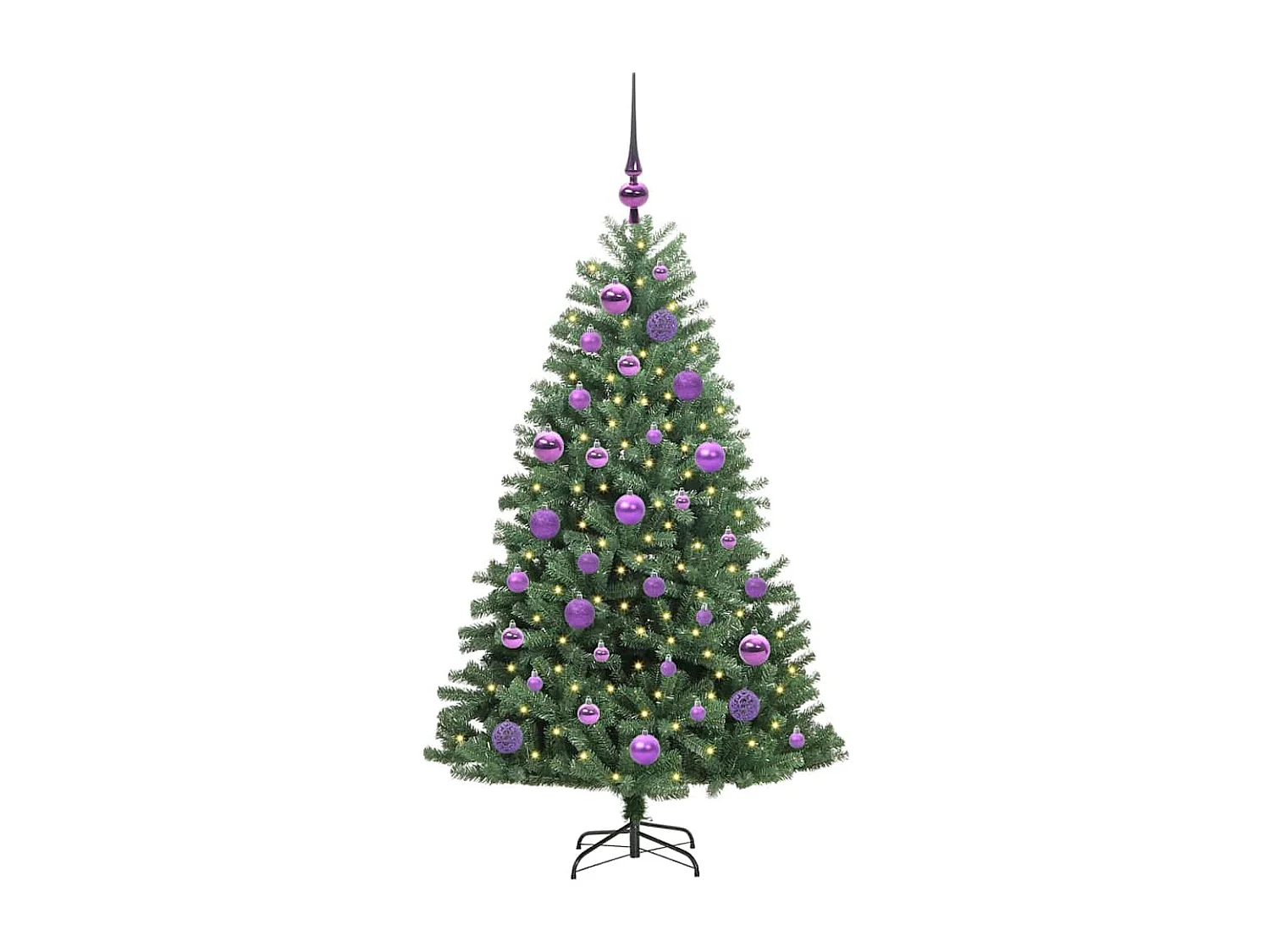 Sapin de Noël Artificiel à Branches Articulées Vert 120 cm