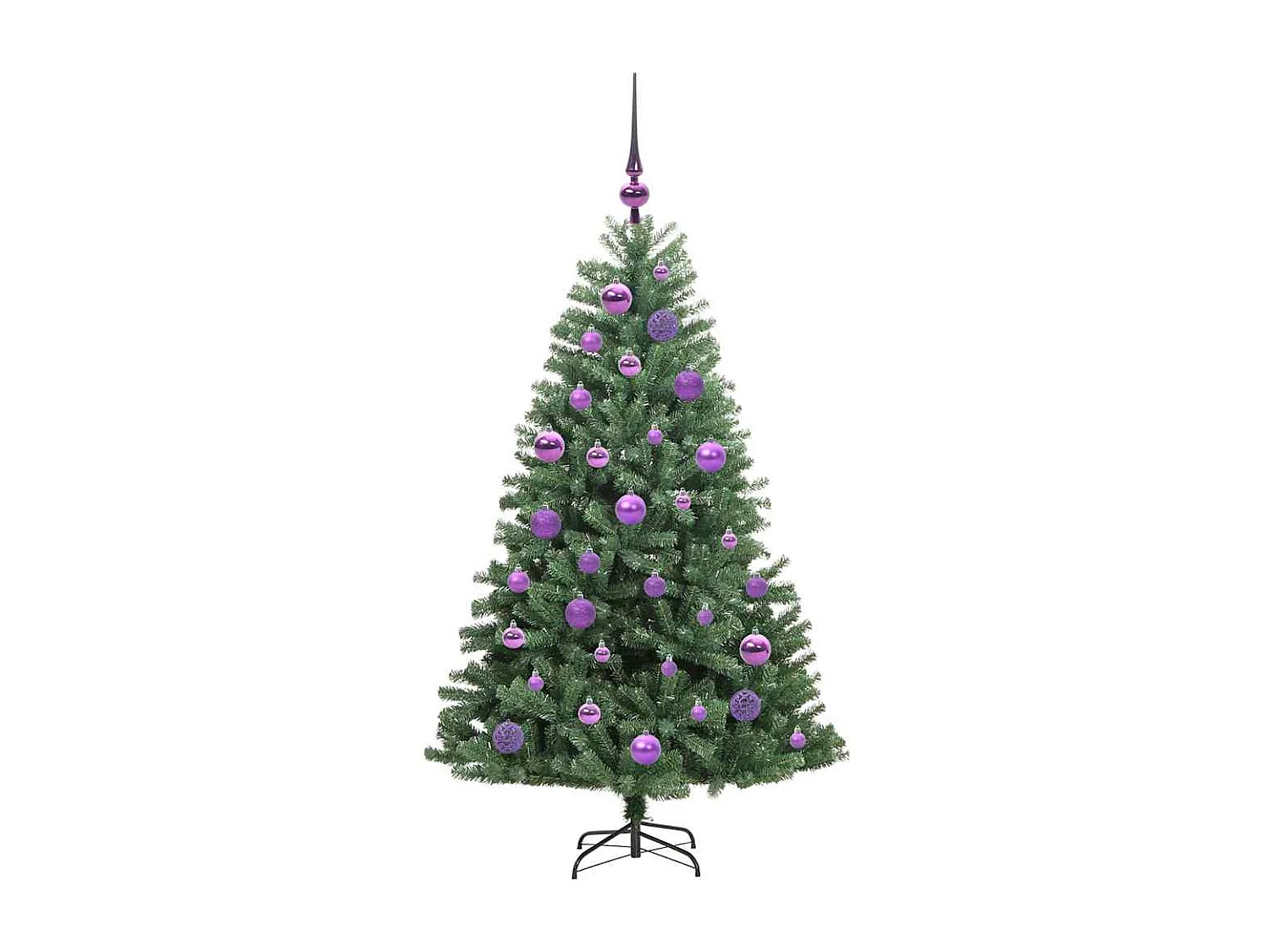 Sapin de Noël Artificiel à Branches Articulées Vert 120 cm