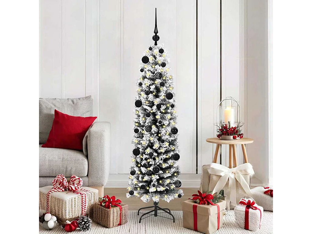 Sapin de Noël artificiel Vert 150 cm PVC et acier et plastique