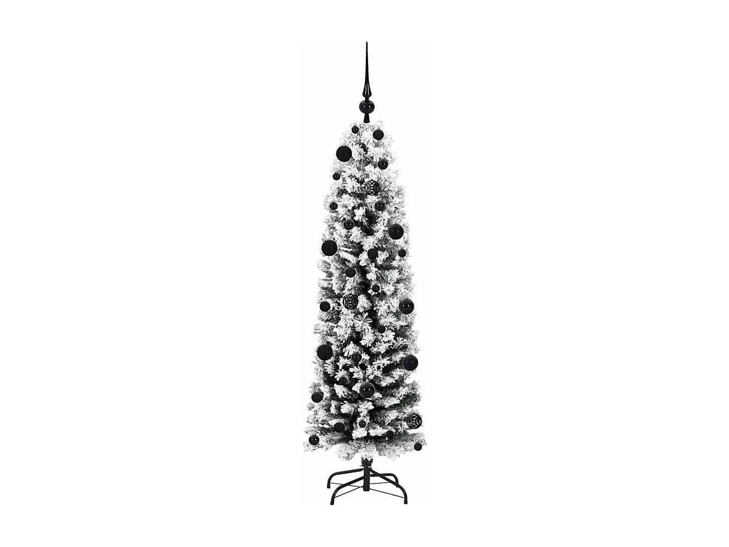 Albero di Natale artificiale Verde 150 cm PVC e acciaio e plastica