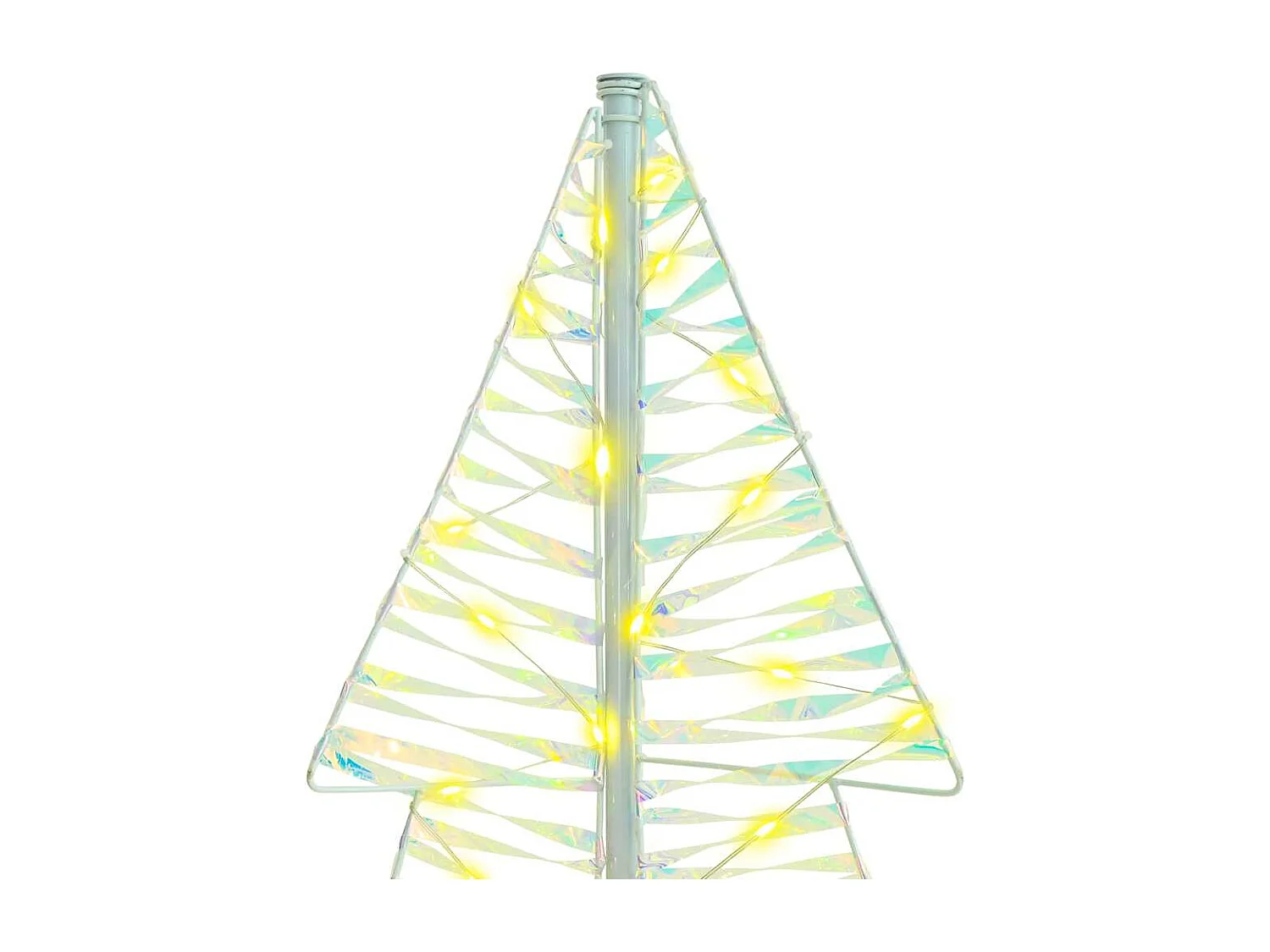 Sapin de Noël avec 160 LED Blanc chaud 150 cm PET