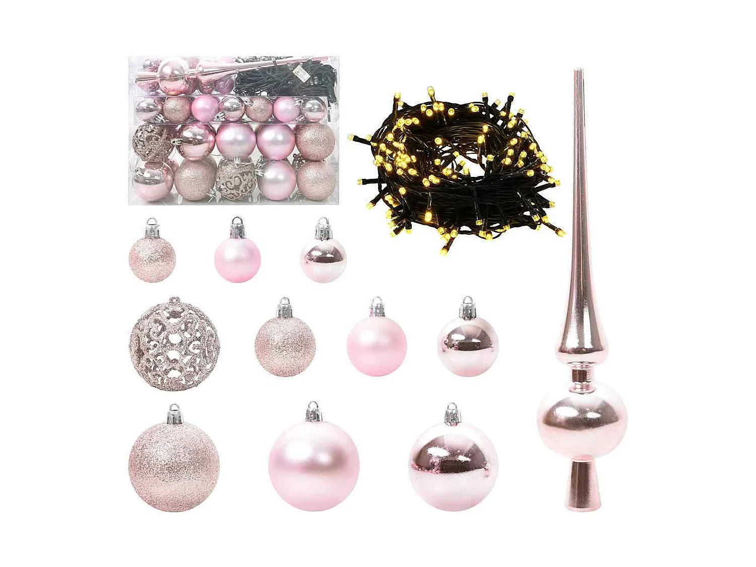 Kerstboom met 150 LED's met standaard Groen 120 cm PE