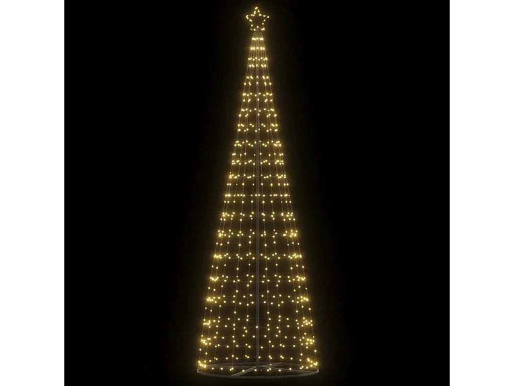 Sapin de Noël à LED 550 LED blanc chaud 304 cm
