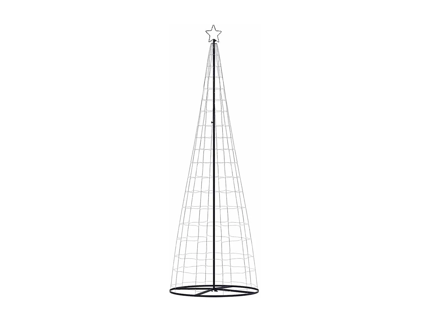 Sapin de Noël à LED 550 LED blanc chaud 304 cm