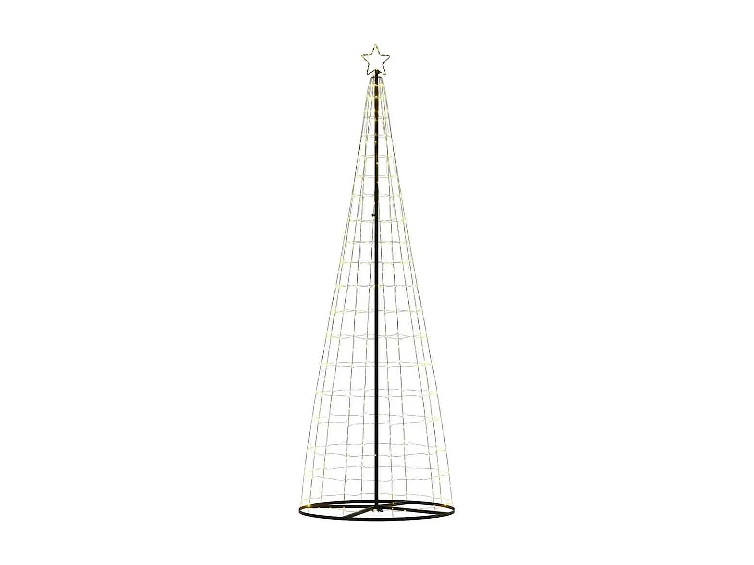 Sapin de Noël à LED 550 LED blanc chaud 304 cm