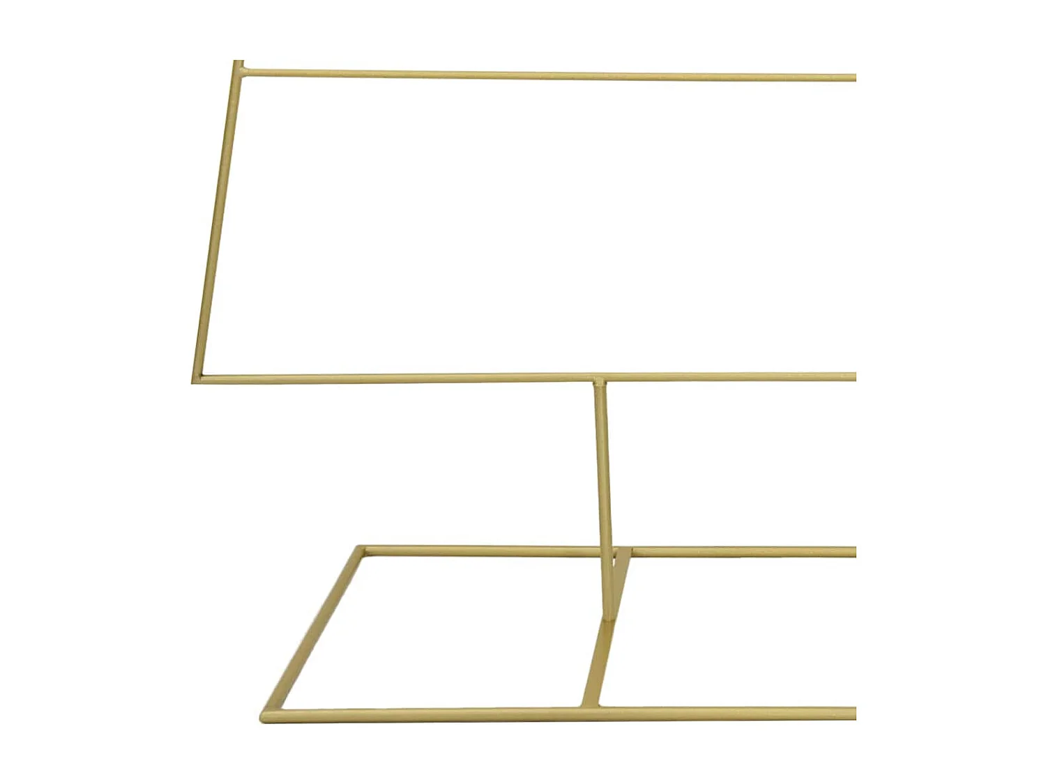 Albero di Natale in metallo dorato 210 cm in acciaio verniciato a polvere