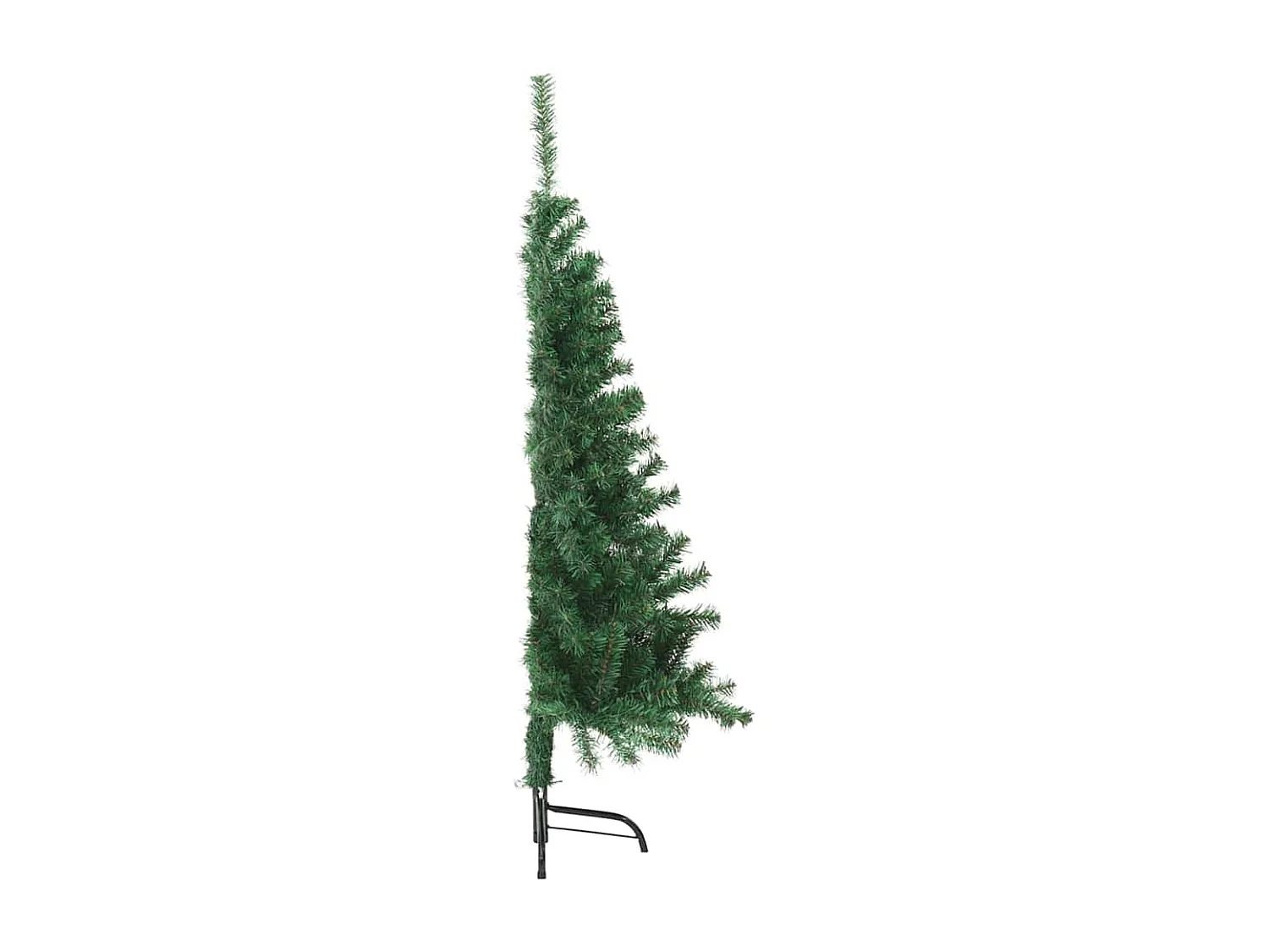 Voorverlichte kunstkerstboom groen 120cm PVC