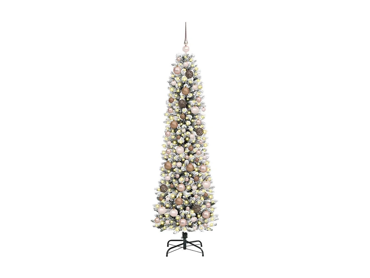 Albero di Natale artificiale Bianco 180 cm PVC, metallo e plastica
