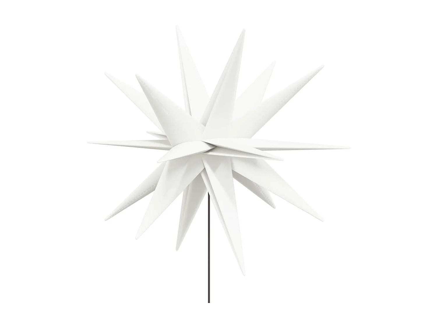 Lumières de Noël avec piquets 3 pcs LED pliable blanc 35 cm