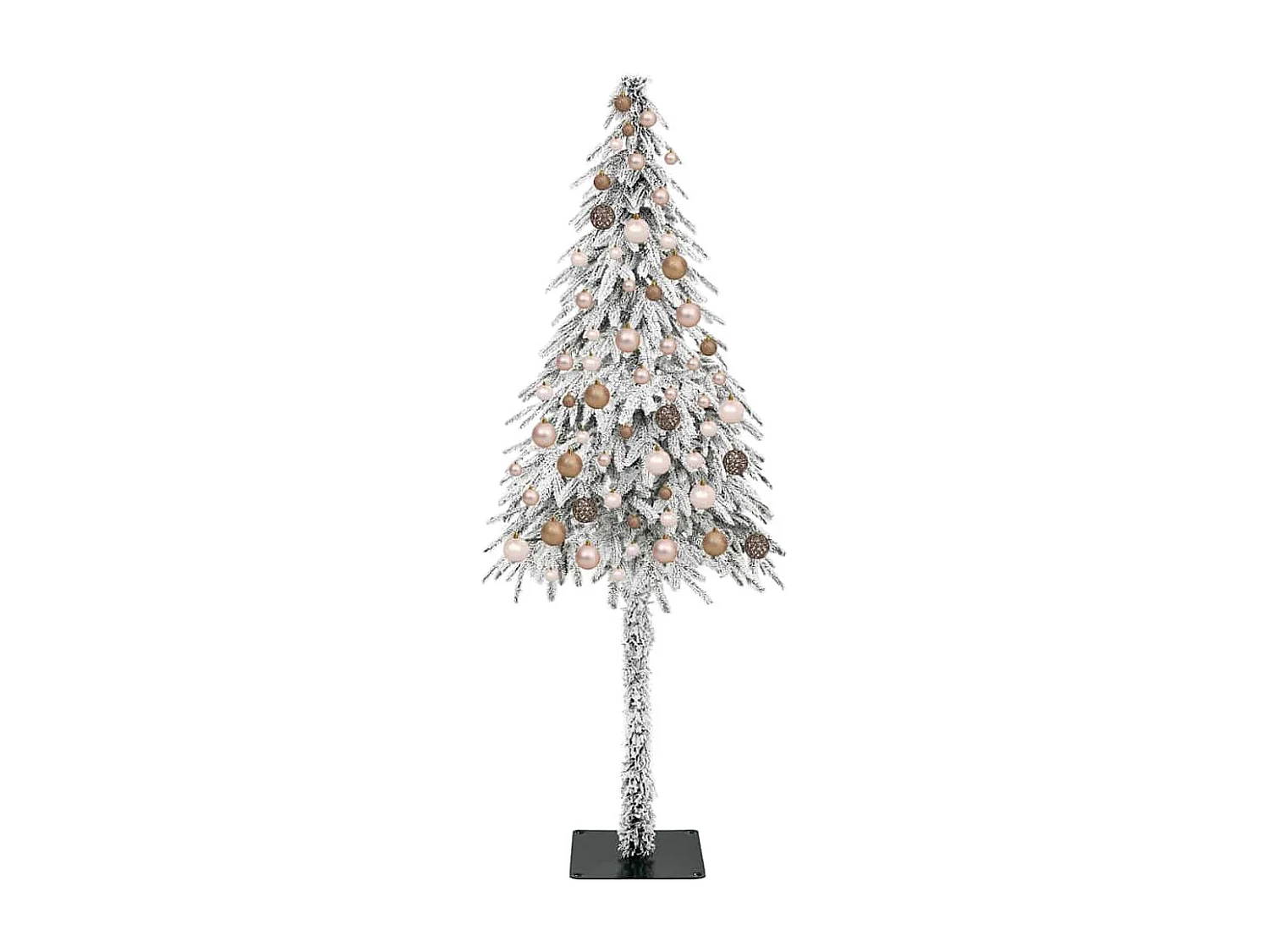 Albero di Natale con 300 LED Bianco 180 cm PE e Acciaio