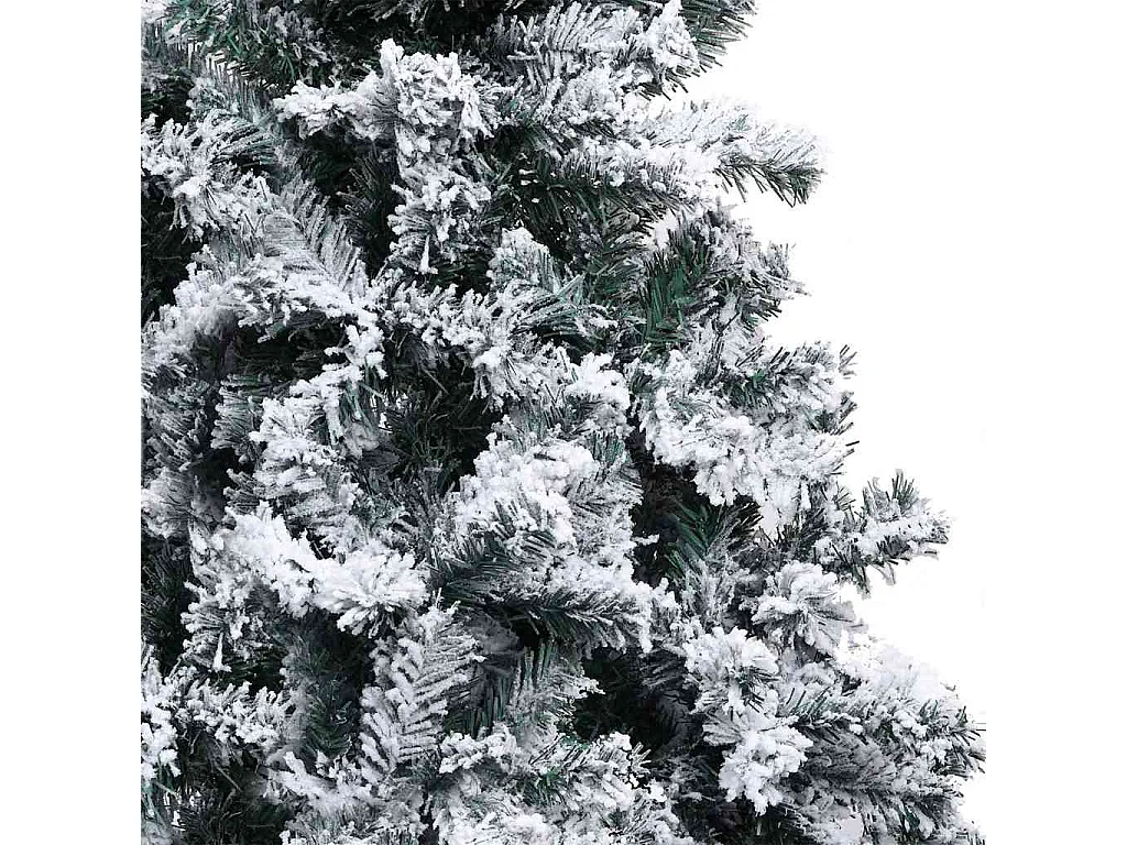 Albero di Natale artificiale verde 240 cm PVC, acciaio e plastica