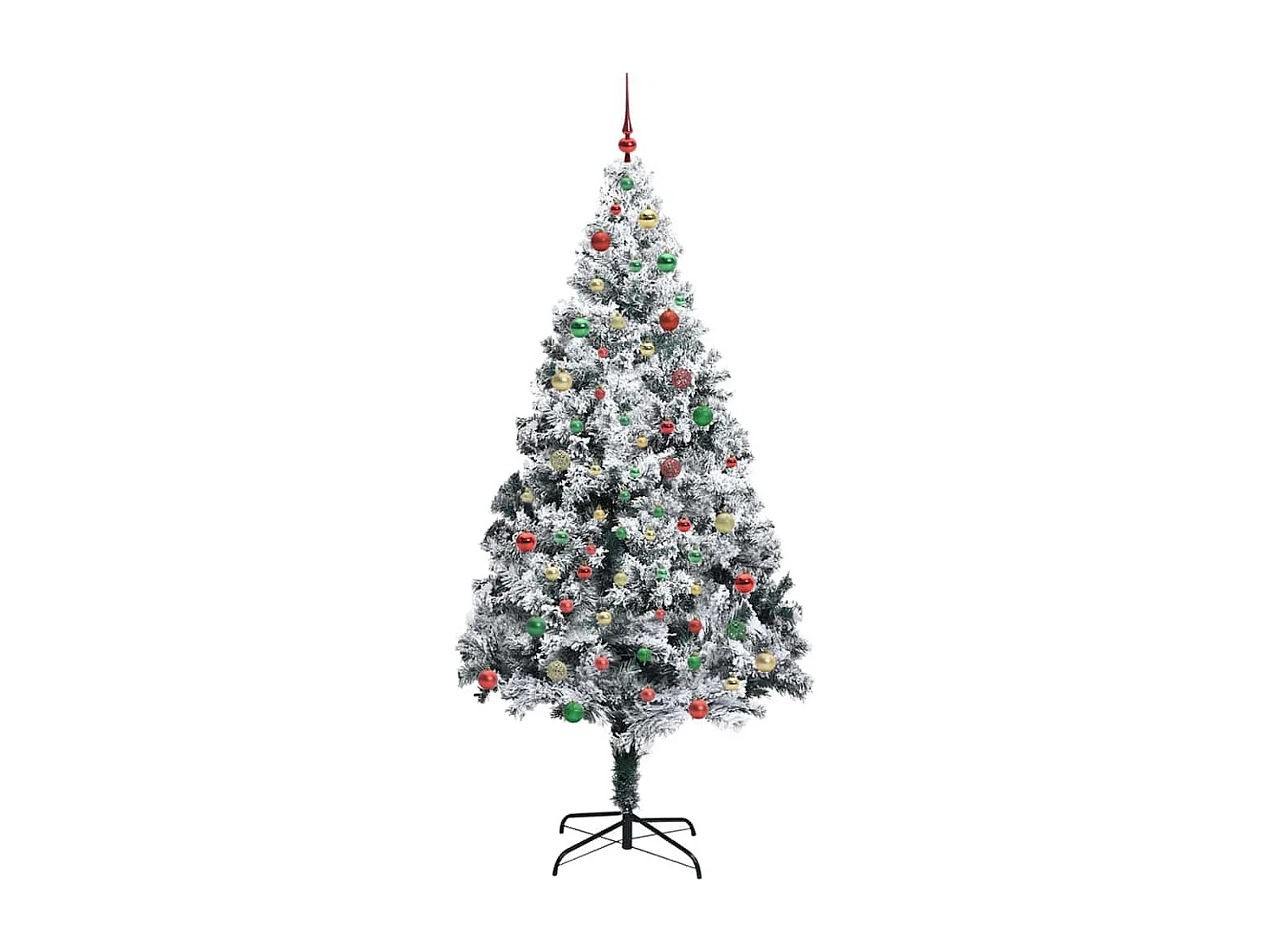 Sapin de Noël artificiel Vert 240 cm PVC, Acier et Plastique