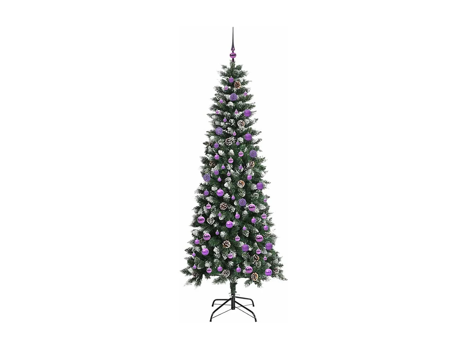 Sapin de Noël artificiel avec 300 LED Vert 86 x 86 x 210 cm