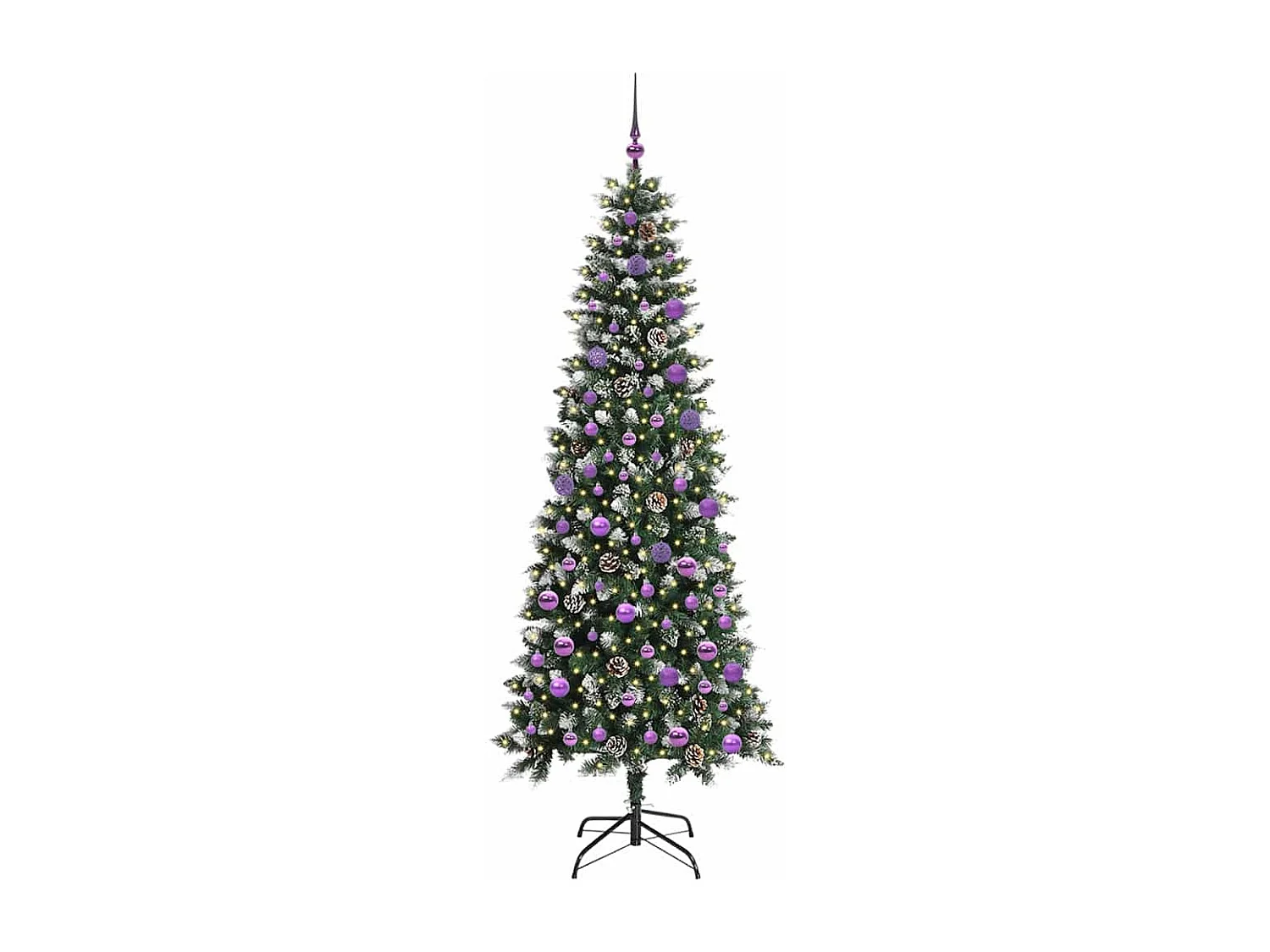 Sapin de Noël artificiel avec 300 LED Vert 86 x 86 x 210 cm