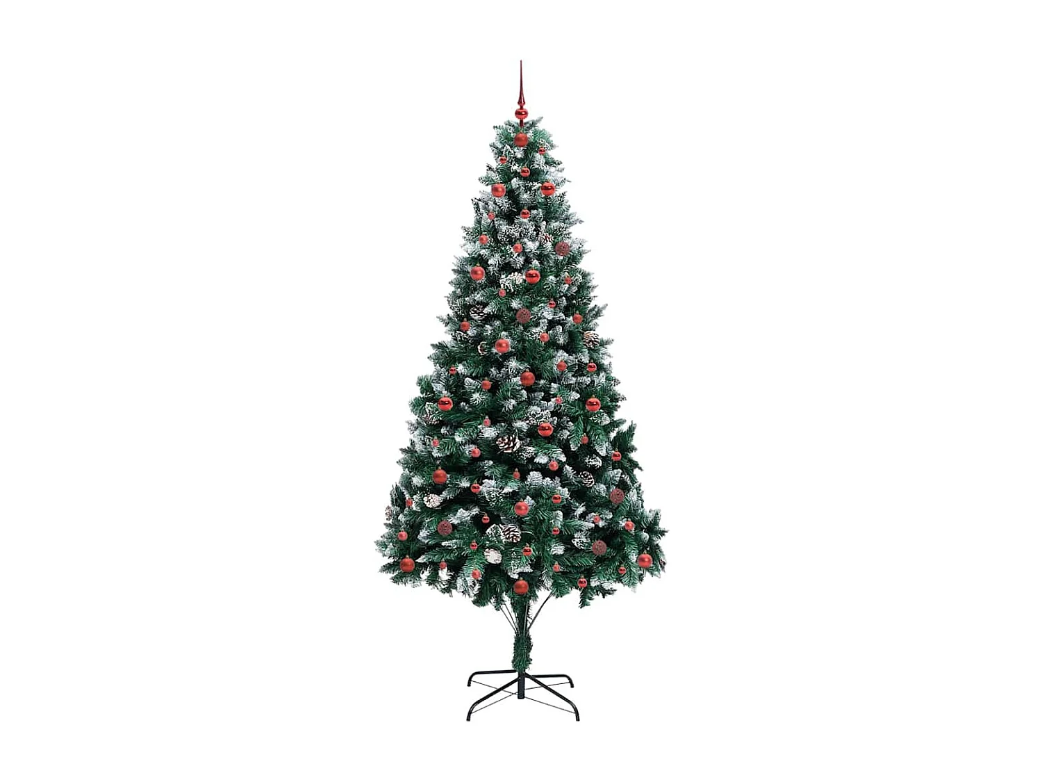 Sapin de Noël artificiel Vert 240 cm PVC, Acier et Plastique