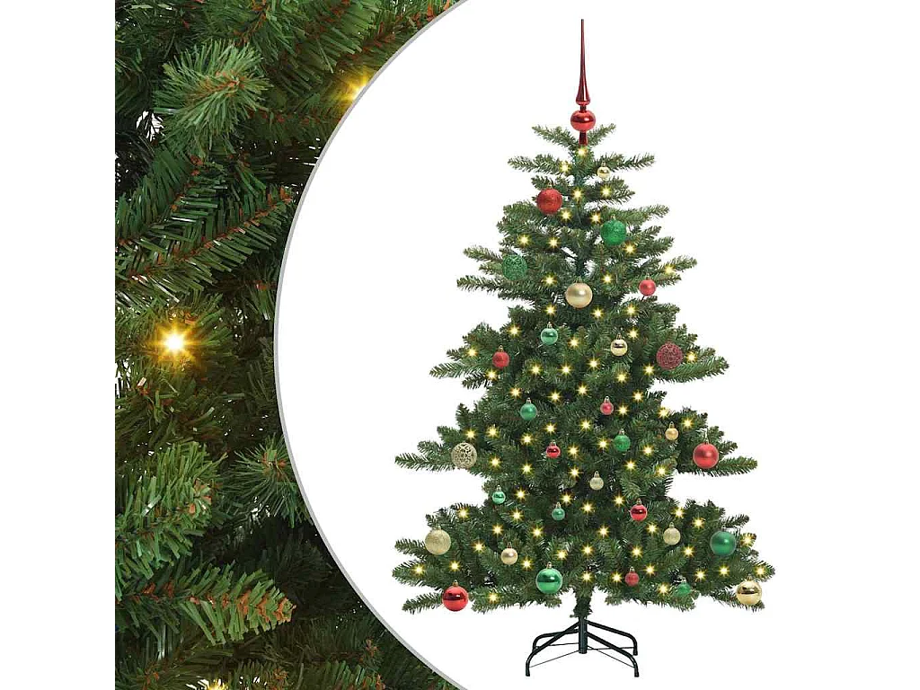 Sapin de Noël Artificiel à Branches Articulées 150 cm PVC