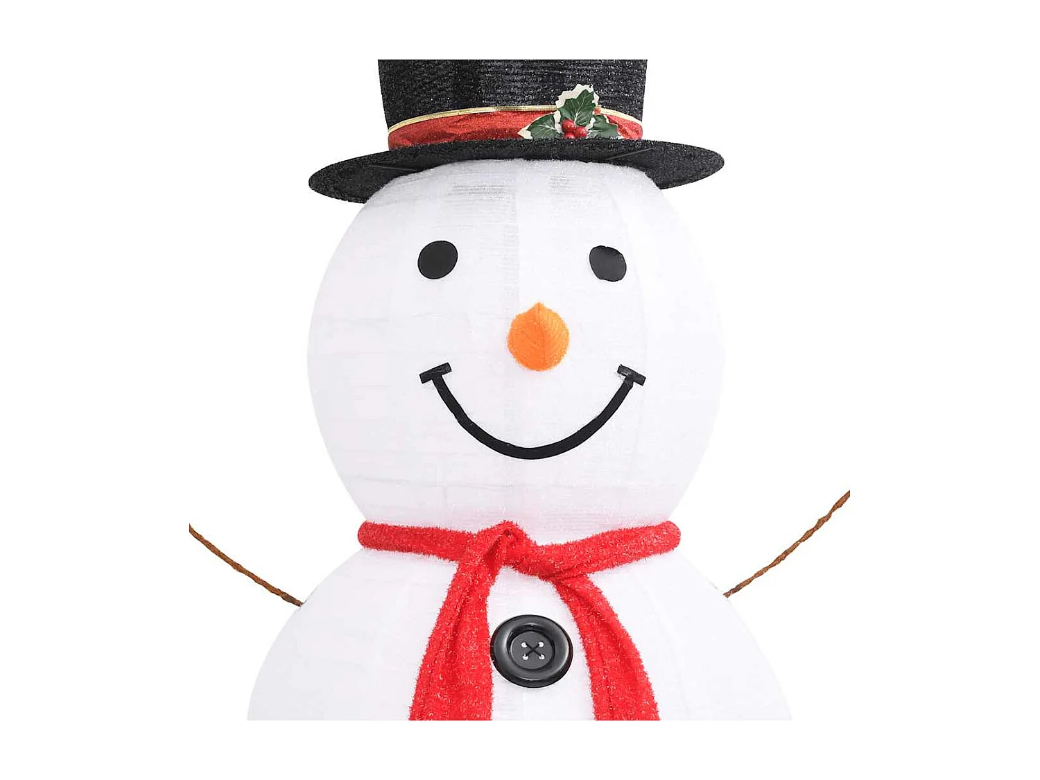 LED Kerst Sneeuwpop Figuur Stof 180cm