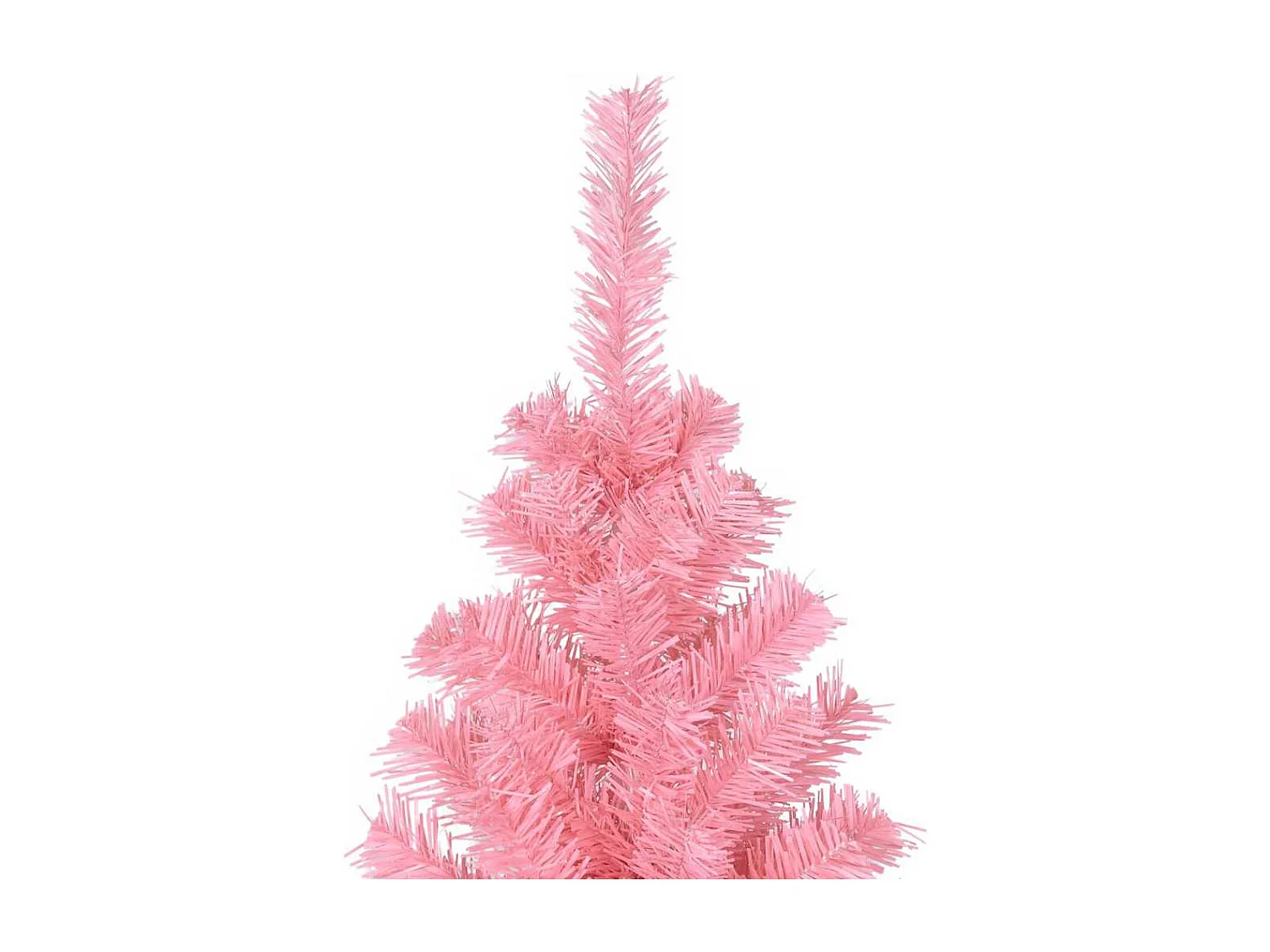 Albero di Natale con 300 LED con supporto Rosa 240 cm PVC