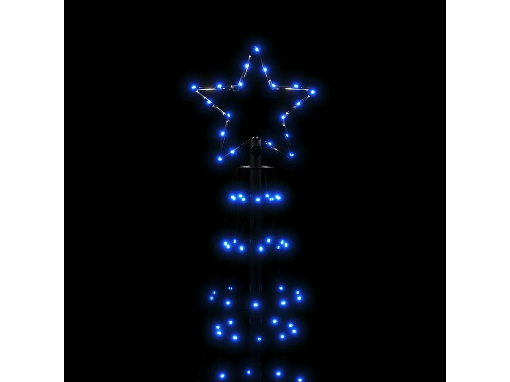 Sapin de Noël à LED avec pointes 570 LED bleu 300 cm